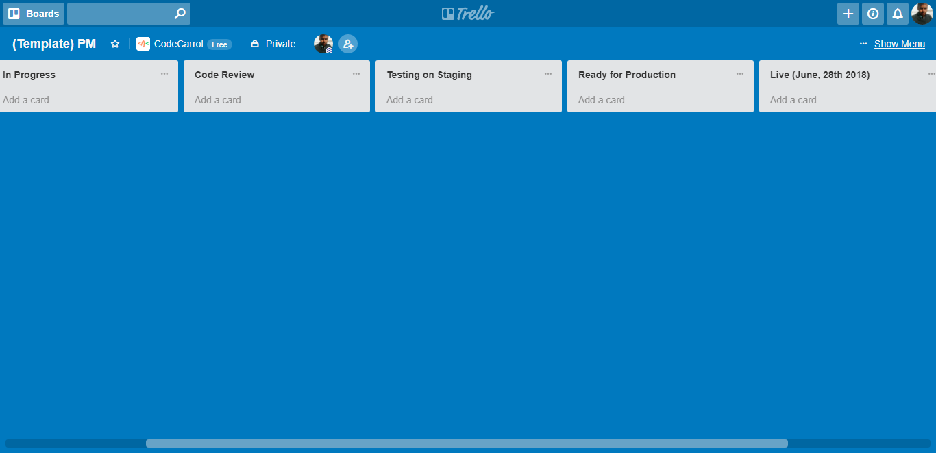 Live Trello Board